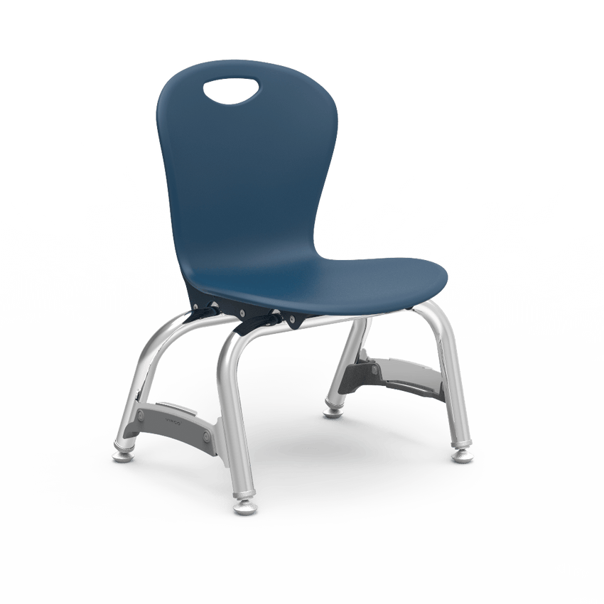 Virco ZU410 - Zuma Series 4-Legged Ergonomic Stack Chair, Contoured Seat/Back - 10" Seat Height (Virco ZU410) - SchoolOutlet