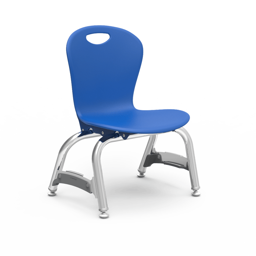 Virco ZU410 - Zuma Series 4-Legged Ergonomic Stack Chair, Contoured Seat/Back - 10" Seat Height (Virco ZU410) - SchoolOutlet