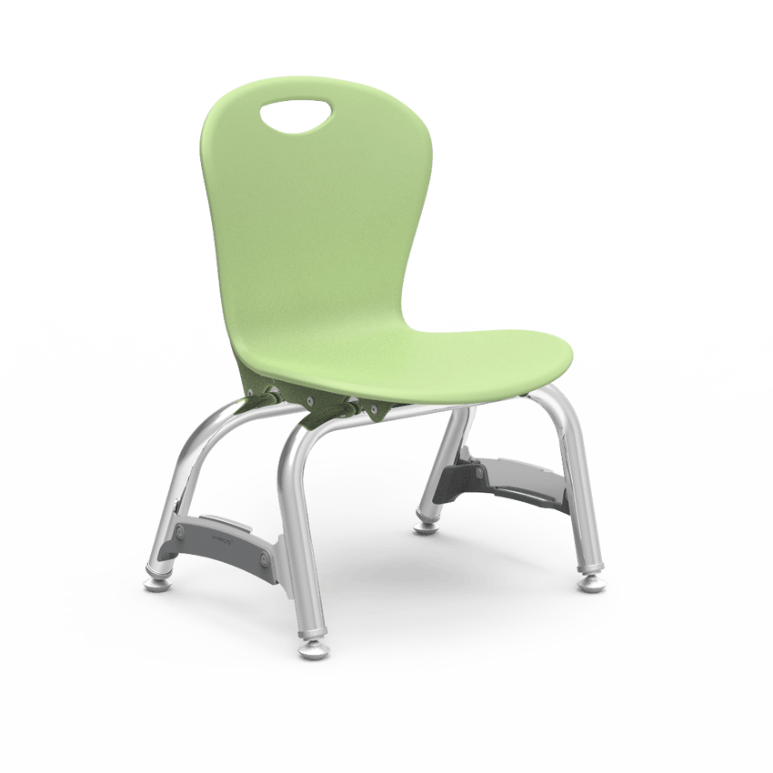 Virco ZU410 - Zuma Series 4-Legged Ergonomic Stack Chair, Contoured Seat/Back - 10" Seat Height (Virco ZU410) - SchoolOutlet