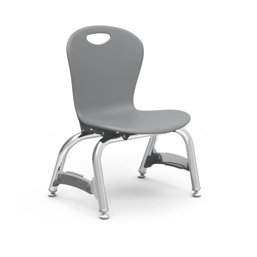 Virco ZU410 - Zuma Series 4-Legged Ergonomic Stack Chair, Contoured Seat/Back - 10" Seat Height (Virco ZU410) - SchoolOutlet