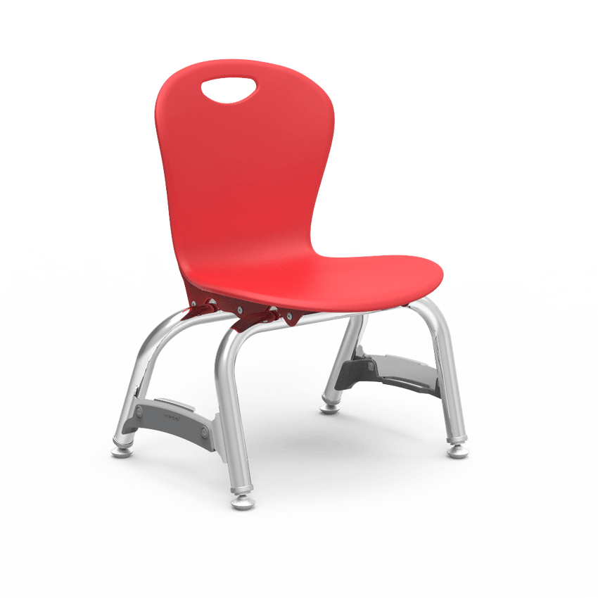 Virco ZU410 - Zuma Series 4-Legged Ergonomic Stack Chair, Contoured Seat/Back - 10" Seat Height (Virco ZU410) - SchoolOutlet