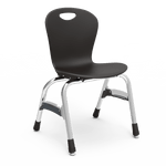 Virco ZU415 - Zuma Series 4-Legged Ergonomic Stack Chair, Contoured Seat/Back - 15