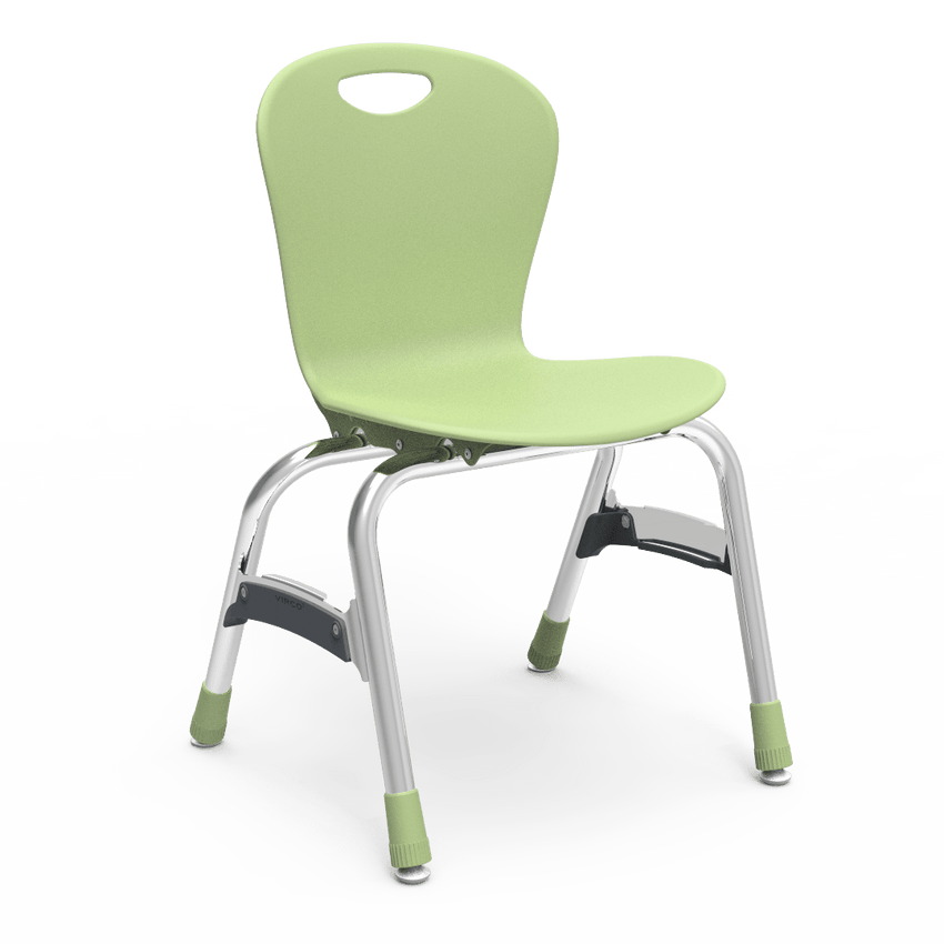 Virco ZU415 - Zuma Series 4-Legged Ergonomic Stack Chair, Contoured Seat/Back - 15" Seat Height (Virco ZU415) - SchoolOutlet