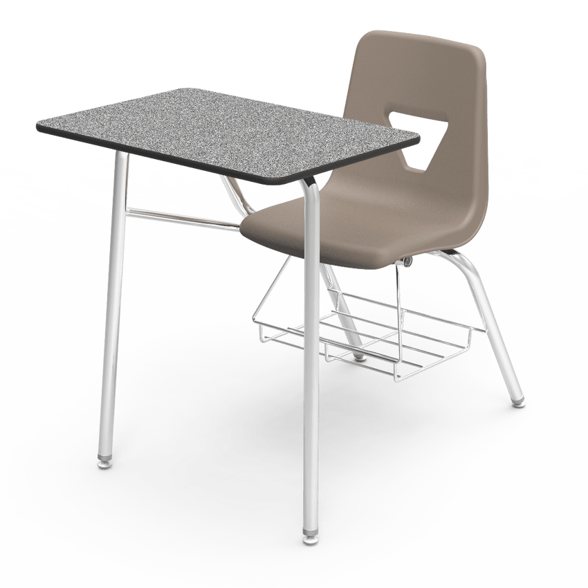 Virco 2400BR - Combo Desk with 18" Seat, 18" x 24" Laminate Top, bookrack (Virco 2400BR) - SchoolOutlet