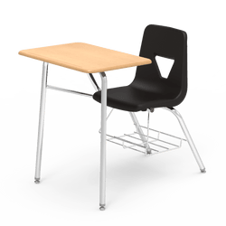 2400BRM - Combo Desk with 18" Seat, 18" x 24" Hard Plastic Top, bookrack (Virco 2400BRM)