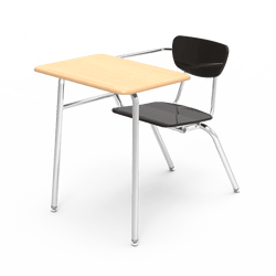 Virco 3400NBRM - Combo Desk with 18" Hard Plastic Seat, 18" x 24" Hard Plastic Top, no bookrack (Virco 3400NBRM)