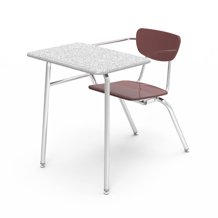Virco 3400NBRM - Combo Desk with 18" Hard Plastic Seat, 18" x 24" Hard Plastic Top, no bookrack (Virco 3400NBRM) - SchoolOutlet