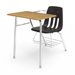 Virco 9400BR Classroom Combination Desk with Chair for Schools, 5th Grade - Adult Students - Combo Desk - SchoolOutlet