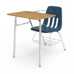 Virco 9400BR Classroom Combination Desk with Chair for Schools, 5th Grade - Adult Students - Combo Desk - SchoolOutlet