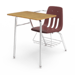 Virco 9400BR Classroom Combination Desk with Chair for Schools, 5th Grade - Adult Students - Combo Desk - SchoolOutlet