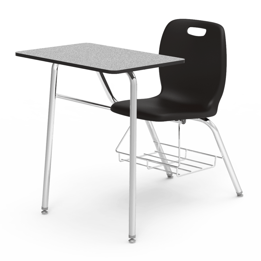 Virco N2 Series Combo School Desk - Laminate Top (Virco N240BR) - SchoolOutlet