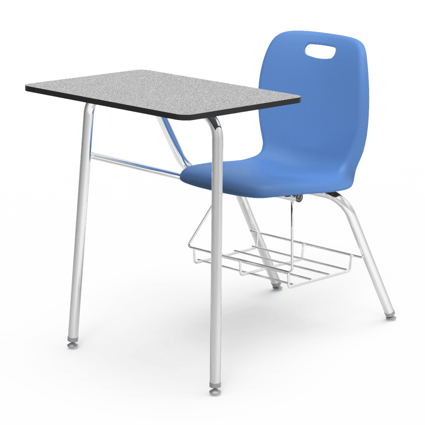 Virco N2 Series Combo School Desk - Laminate Top (Virco N240BR) - SchoolOutlet