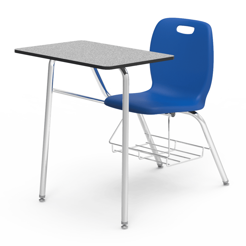 Virco N2 Series Combo School Desk - Laminate Top (Virco N240BR) - SchoolOutlet