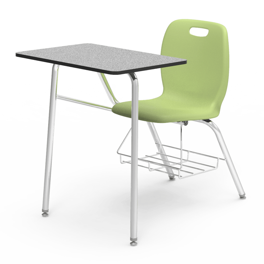 Virco N2 Series Combo School Desk - Laminate Top (Virco N240BR) - SchoolOutlet