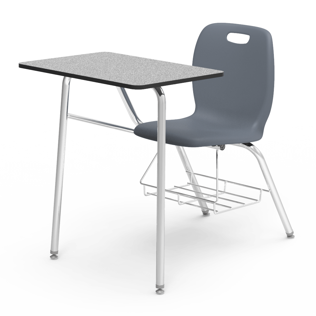 Virco N2 Series Combo School Desk - Laminate Top (Virco N240BR) - SchoolOutlet