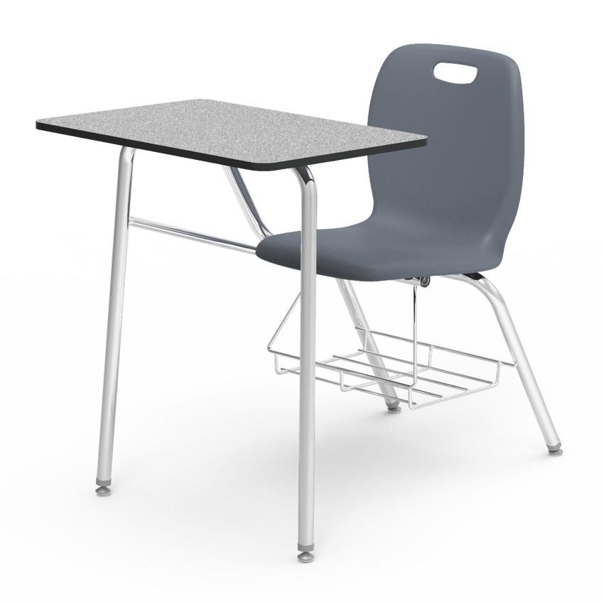 Virco N2 Series Combo School Desk - Laminate Top (Virco N240BR) - SchoolOutlet