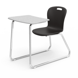 Virco SGSLEDNBRM Sage Series Sled Base Chair Desk, no Bookrack - 18" Seat Height (Virco SGSLEDNBRM)