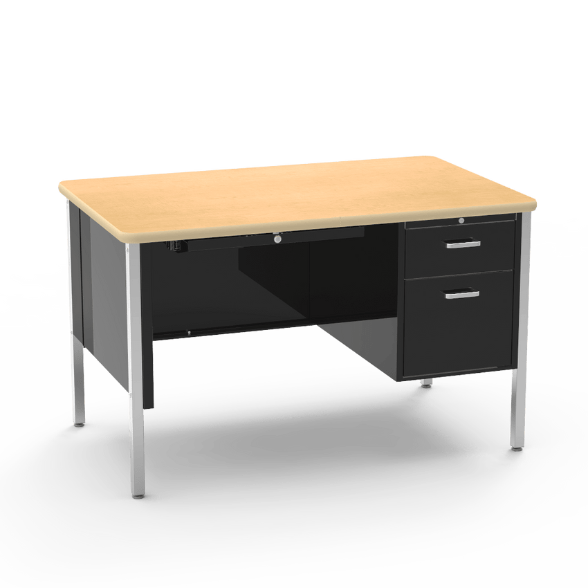 Virco 543 Teachers Desk with Drawers, High Quality 30 x 48 Laminate Top, Commercial Grade for School Classrooms - SchoolOutlet