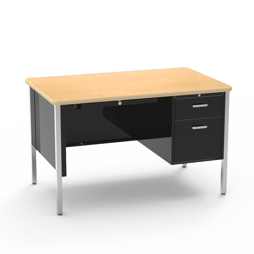 Virco 543 Teachers Desk with Drawers, High Quality 30 x 48 Laminate Top, Commercial Grade for School Classrooms - SchoolOutlet