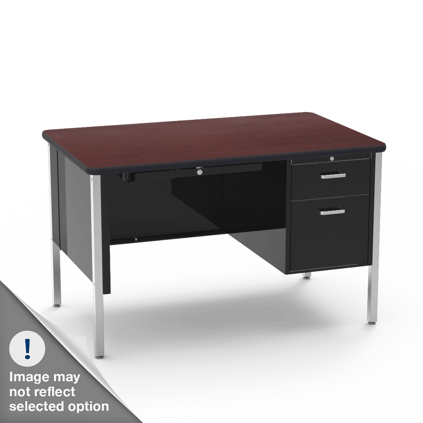 Virco 543 Teachers Desk with Drawers, High Quality 30 x 48 Laminate Top, Commercial Grade for School Classrooms - SchoolOutlet