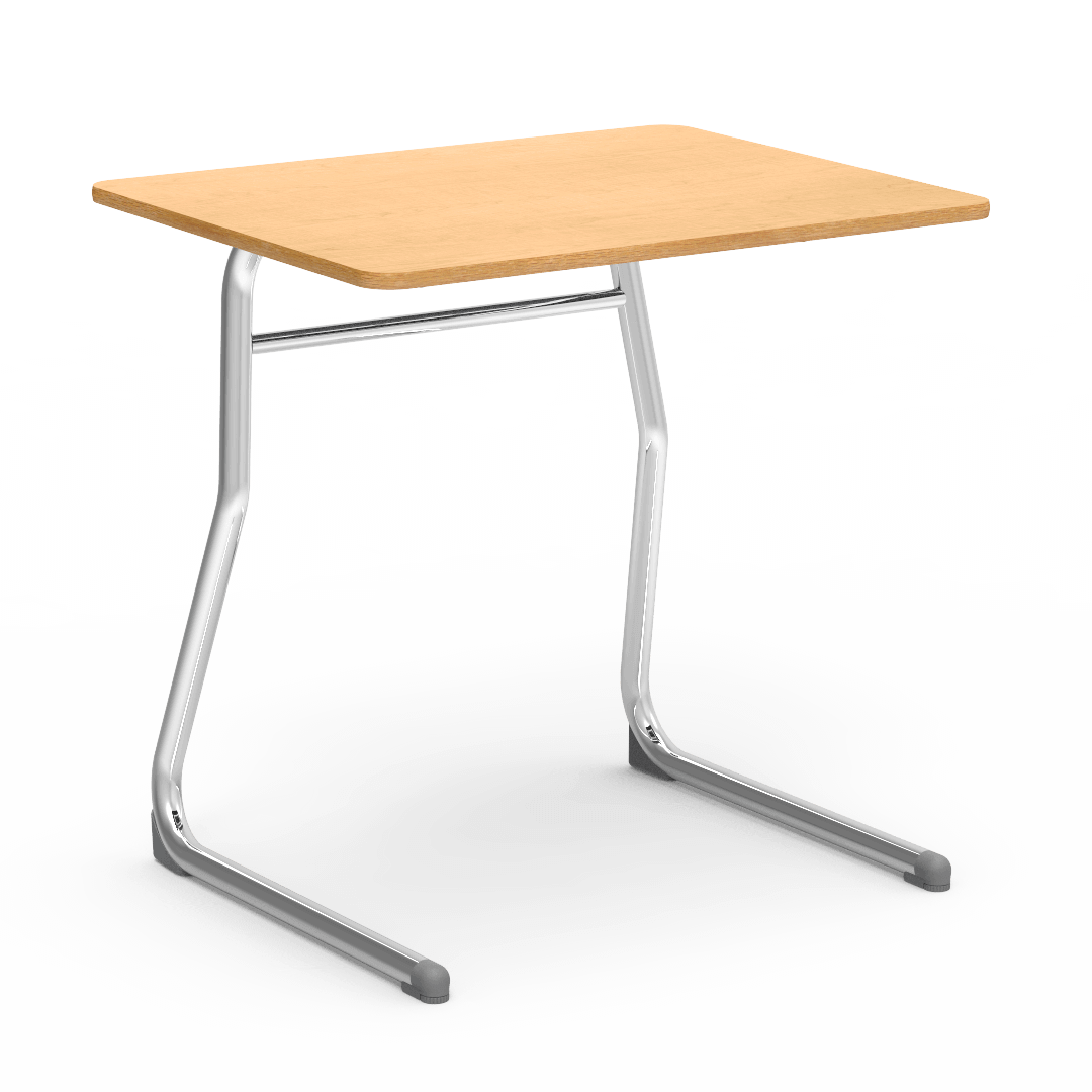 Virco Sigma Series 25" Fixed Height Student Desk, Cantilever Leg and 20" x 26" Top (Virco 73325) - SchoolOutlet