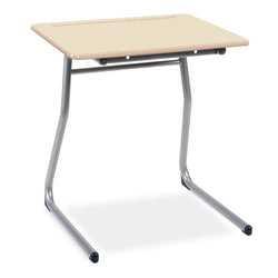 Virco Sigma Series 25" Fixed Height Student Desk, Cantilever Leg and 20" x 26" Hard Plastic Top (Virco 73325M)