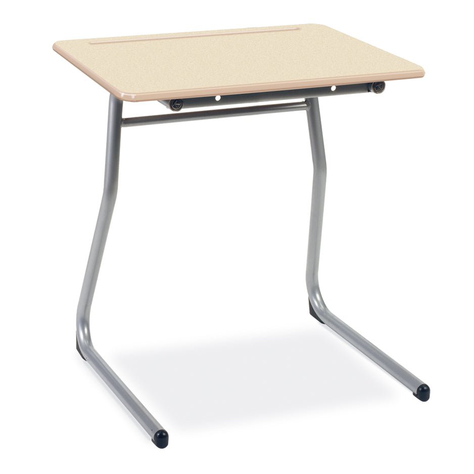 Virco Sigma Series 25" Fixed Height Student Desk, Cantilever Leg and 20" x 26" Hard Plastic Top (Virco 73325M) - SchoolOutlet