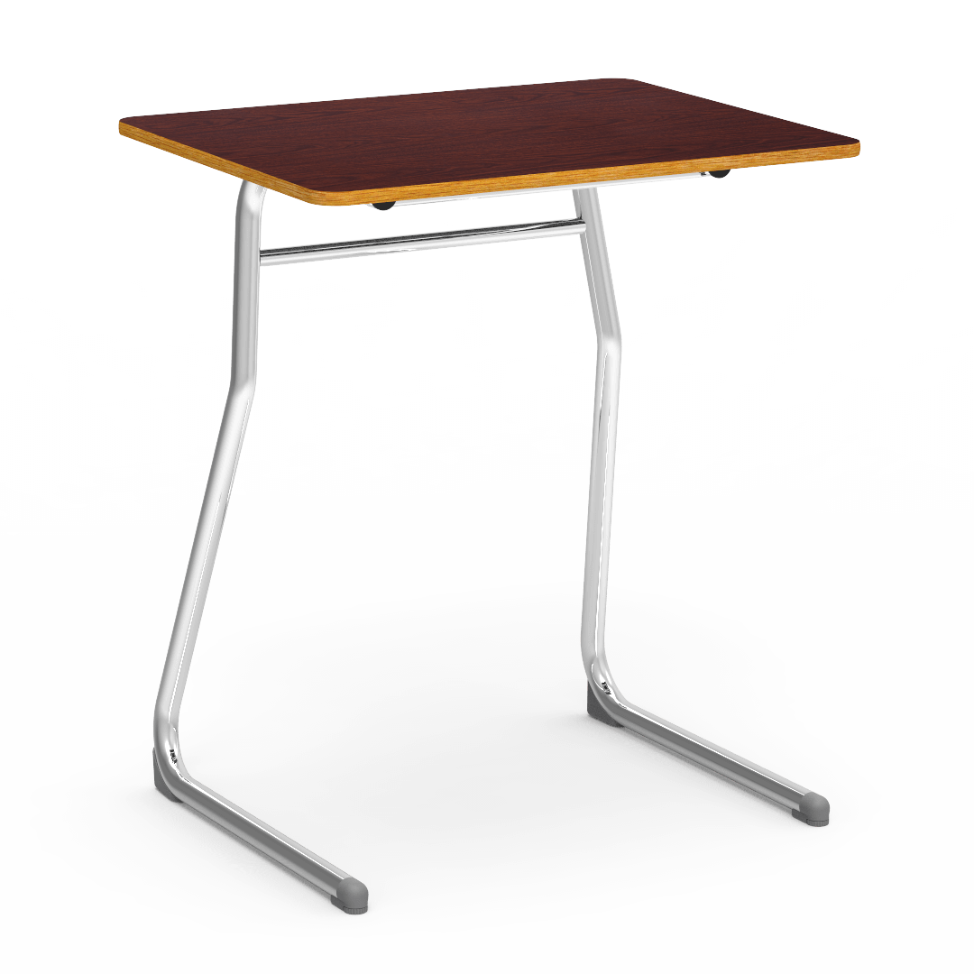 Virco Sigma Series 30" Fixed Height Student Desk, Cantilever Leg and 20" x 26" Top (Virco 73330) - SchoolOutlet