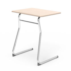 Virco Sigma Series 30" Fixed Height Student Desk, Cantilever Leg and 20" x 26" Hard Plastic Top (Virco 73330M)