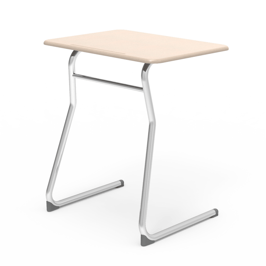 Virco Sigma Series 30" Fixed Height Student Desk, Cantilever Leg and 20" x 26" Hard Plastic Top (Virco 73330M) - SchoolOutlet