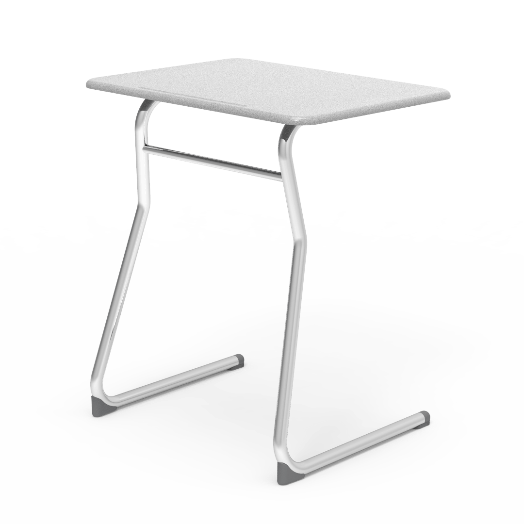 Virco Sigma Series 30" Fixed Height Student Desk, Cantilever Leg and 20" x 26" Hard Plastic Top (Virco 73330M) - SchoolOutlet