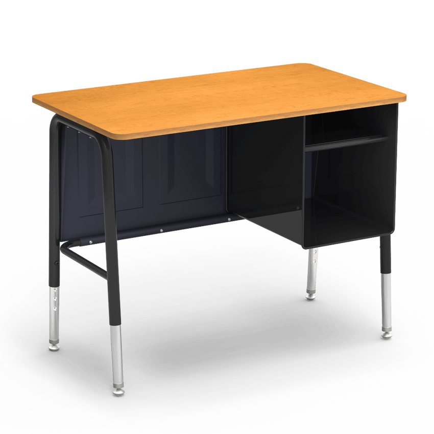 Side storage cheap student desk