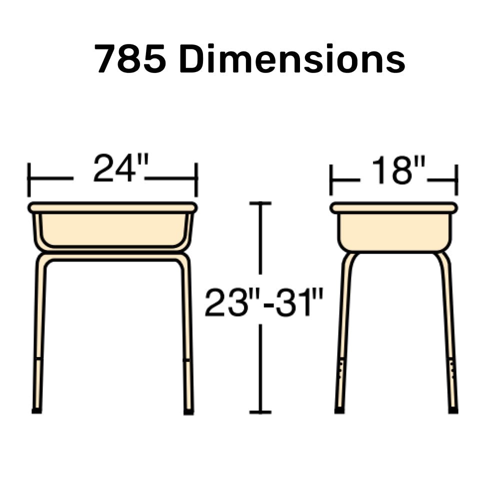 Virco 785MBBM - Student Desk 18