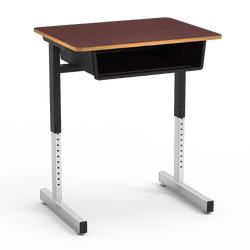 Virco 871 - Student Desk with Open Front Book Box, 20" x 26" Laminate Top, Cantilever Legs (Virco 871)