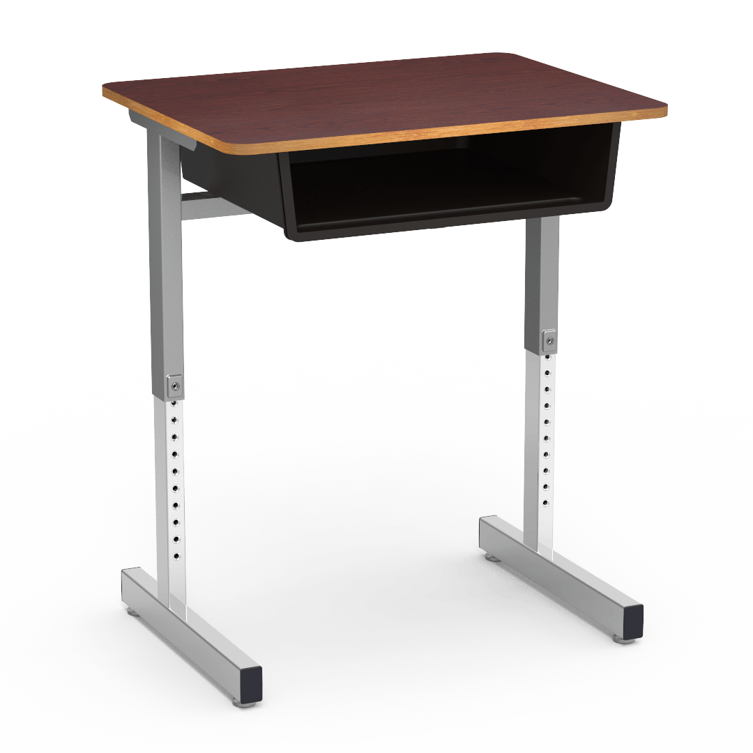 Virco 871 - Student Desk with Open Front Book Box, 20" x 26" Laminate Top, Cantilever Legs (Virco 871) - SchoolOutlet