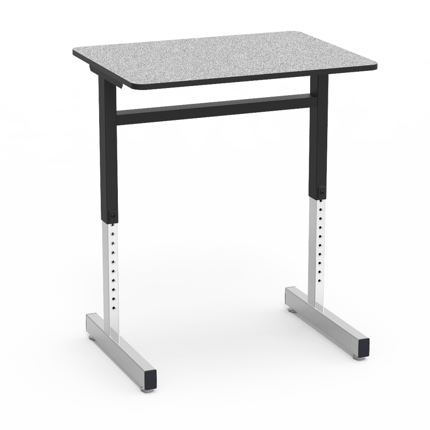 Virco 8771 - 8771 Series Student Desk with Cantilever Leg, 20" X 26" Top, 22" to 30" height range - SchoolOutlet