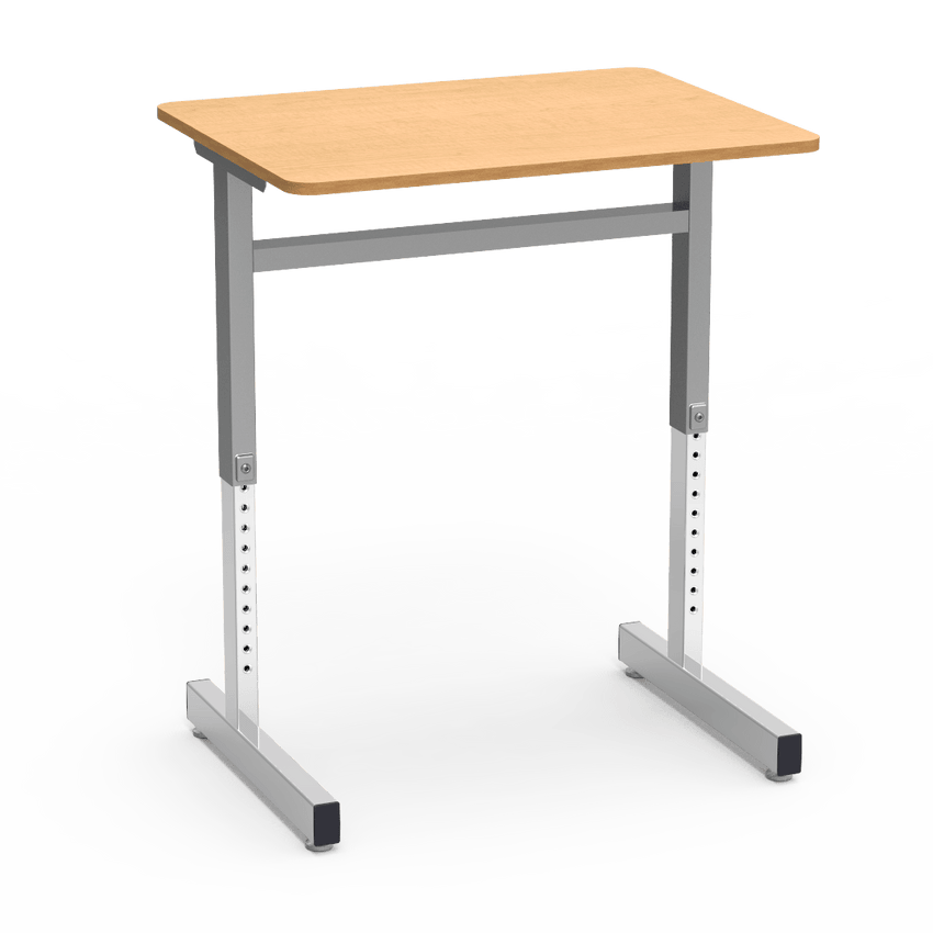 Virco 8771 - 8771 Series Student Desk with Cantilever Leg, 20" X 26" Top, 22" to 30" height range - SchoolOutlet