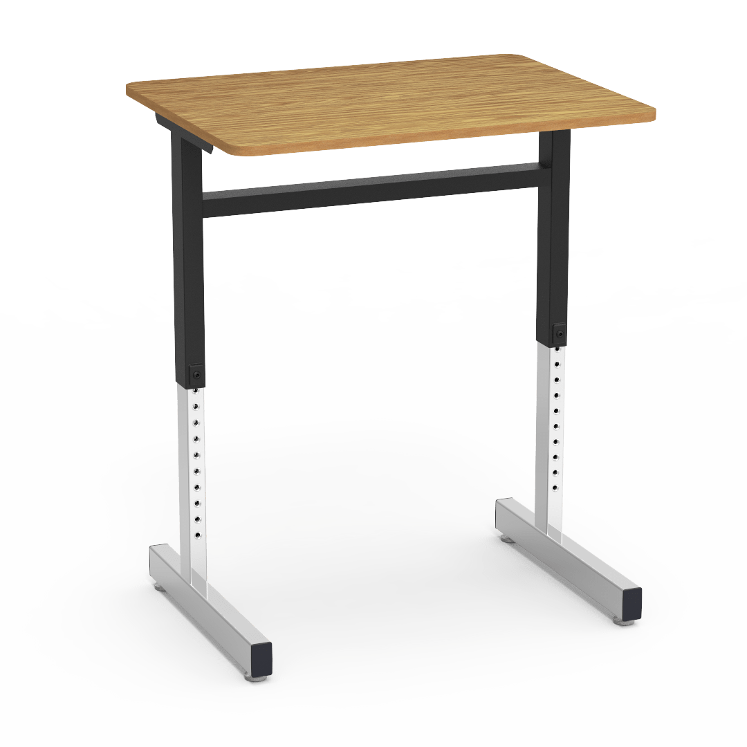 Virco 8771 - 8771 Series Student Desk with Adjustable Height Cantilever ...