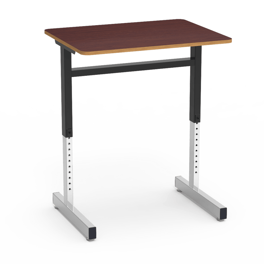 Virco 8771 - 8771 Series Student Desk with Cantilever Leg, 20" X 26" Top, 22" to 30" height range - SchoolOutlet