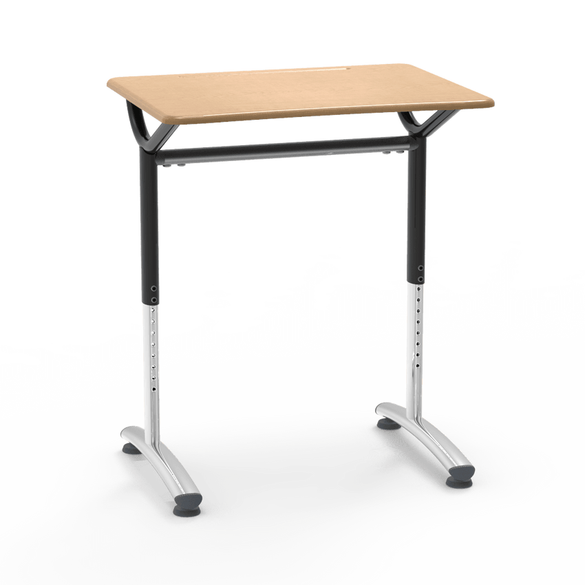 Virco TD2128YADJM Text Series, Student Desk, 20" x 27" Adjustable 26"-34" height - SchoolOutlet