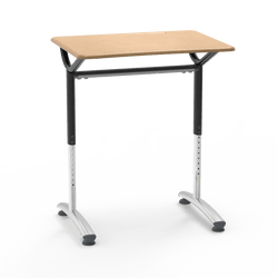Virco TD2128YADJM Text Series, Student Desk, 20" x 27"  Adjustable 26"-34" height