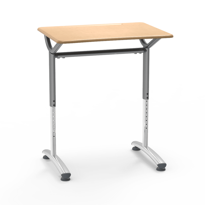 Virco TD2128YADJM Text Series, Student Desk, 20" x 27" Adjustable 26"-34" height - SchoolOutlet