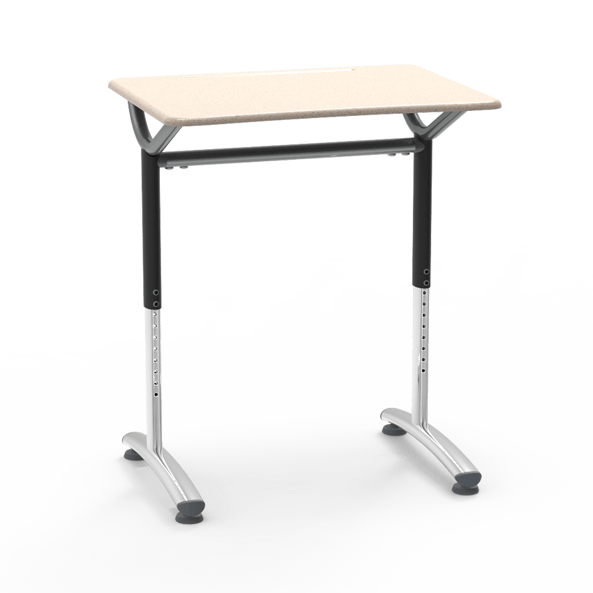 Virco TD2128YADJM Text Series, Student Desk, 20" x 27" Adjustable 26"-34" height - SchoolOutlet