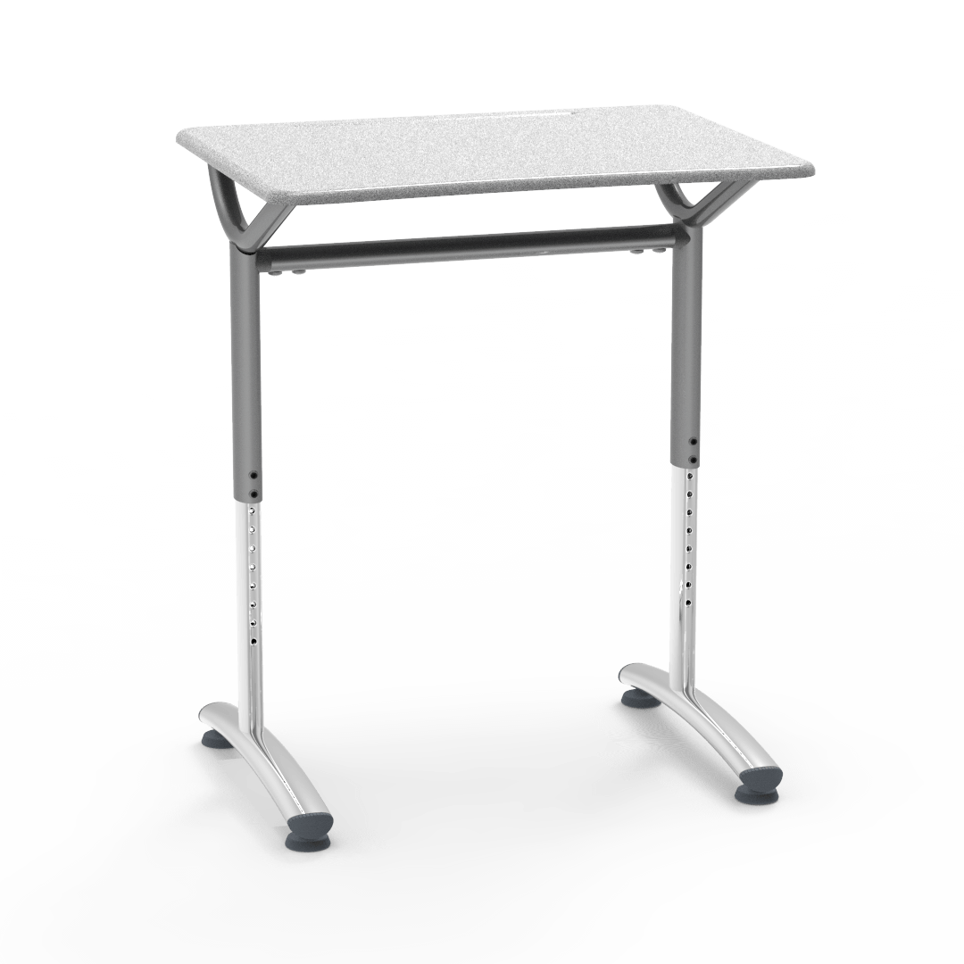 Virco TD2128YADJM Text Series, Student Desk, 20" x 27" Adjustable 26"-34" height - SchoolOutlet