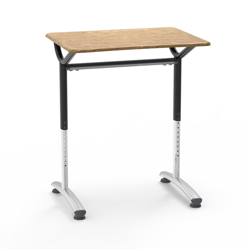 Virco TD2128YADJM Text Series, Student Desk, 20" x 27" Adjustable 26"-34" height - SchoolOutlet