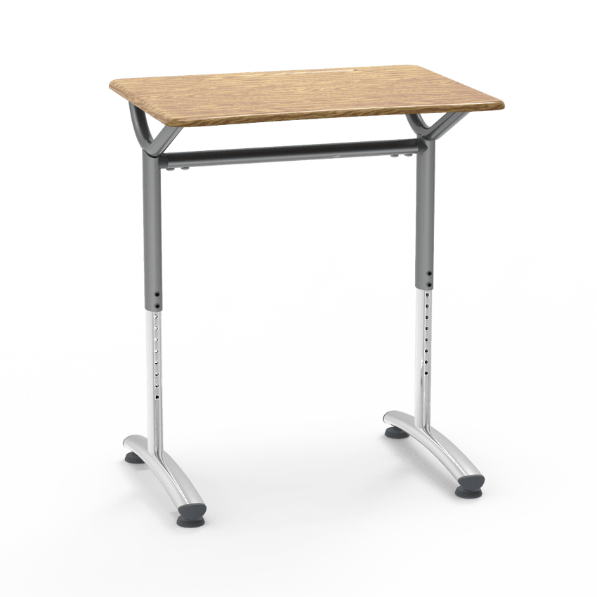 Virco TD2128YADJM Text Series, Student Desk, 20" x 27" Adjustable 26"-34" height - SchoolOutlet
