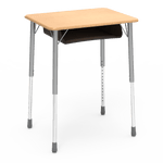 Virco ZADJ2026BOXM - ZUMA Series Student Desk, Hard Plastic 20
