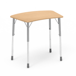 Virco ZADJ2031M - ZUMA Series Student Desk, 22 3/4" x 31 5/8" Hard Plastic Top