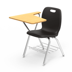 Virco N2 Series Tablet Arm Desk - Laminate Top - XL Seat (Virco N270ELBR)