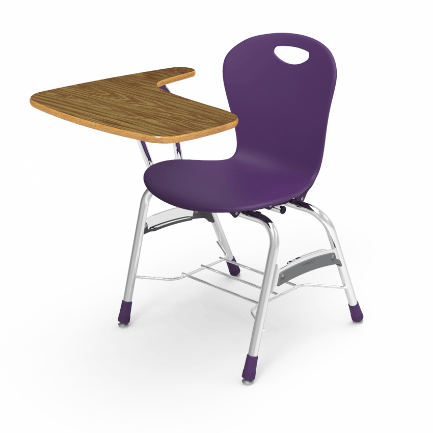 Virco ZU418TAFBR Zuma Series Chair Desk w/ Tablet Arm (Virco ZU418TAFBR) - SchoolOutlet